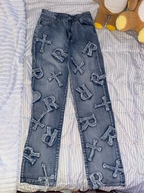 Racer Worldwide Patchwork Jeans